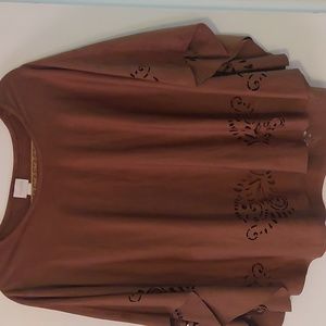 Chico's ultrasuede poncho